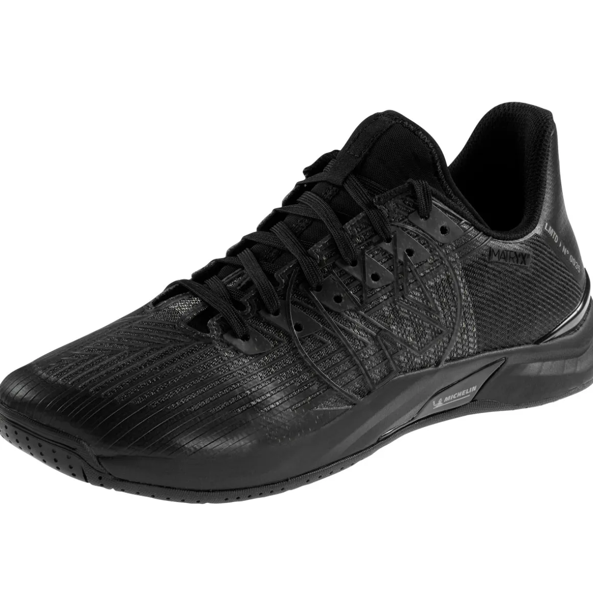 Attack One 2.0 Black & White Hallenschuhe