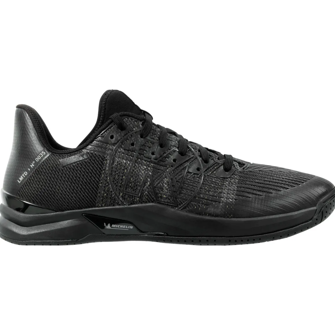 Attack One 2.0 Black & White Hallenschuhe
